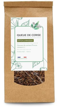 Rue Des Plantes - Queue de Cerise Tisane 100g - Infusion Purifiante et Détoxifiante