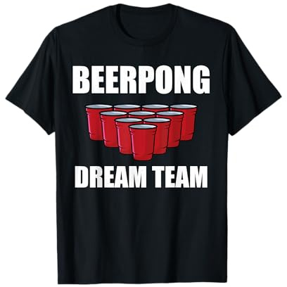 Beerpong Dream Team Bierpong Trikot Champion Party Bierpong T-Shirt