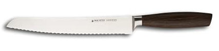 Felix SOLINGEN 987222 Size S Smoked Oak Brotmesser – 22 cm Schneide aus Klingen-Stahl - Made in Germany