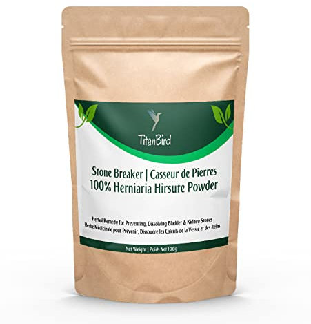 Titanbird 100g Casseur de Calculs des Reins et la Vessie - Nettoyage Système Urinaire Empêche les se Former élimine Origine : montagne l’Atlas