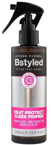BStyled Heat Protect Sleek Primer – Heat Protection Spray Up to 230°C | Anti-Frizz, Anti-Humidity & Bond Building Hair Care | Lightweight Vegan Formula for Smooth Hair | 200ml