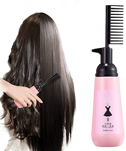 3-Sekunden-Haarglättungscreme, 1-Schritt-Proteinglättung, professionelle Ergebnisse, nährende, schnell glättende Collagen-Haarglättungscreme (1Pcs)