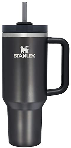 Stanley Quencher H2.0 FlowState - Vaso aislado al vacío de acero inoxidable con tapa y popote para agua, té helado o café, batidos y más