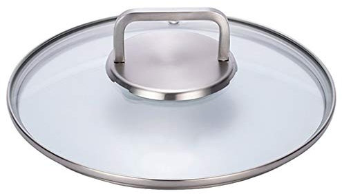 Pannlock Byte av pannlock Transparent glaskastrulllock för att passa alla sås- och stekersättningslock (24cm)