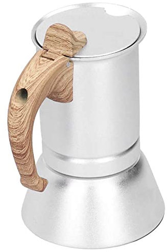 TEmkin Water Kettle 150ml Coffee Maker Mocha Percolator Pot Stainless Steel Coffee Pot Induction Cooker Use Home Supplies