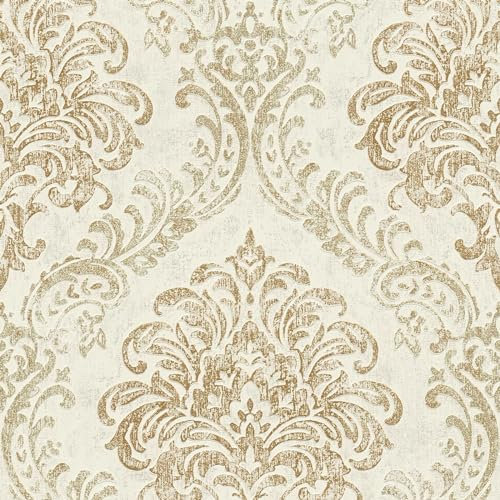 BRICOFLOR Papier peint Metropolitan (beige doré)