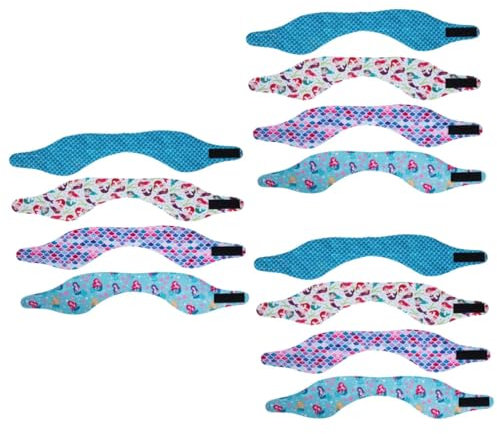 ABOOFAN 3sets Ohr Abdeckungen Gedruckt Stirnband für Schwimmen 4 Stücke * 3