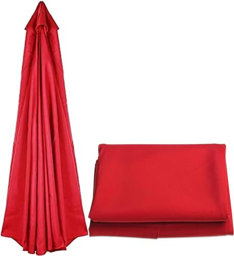2,7/3 M 6/8 Rippen Terrassenschirm Ersatz Baldachin UV-Schutz Sonnenschirm Ersatzbezug Abdeckung Gartenschirm Stoff Ersetzen Ersatz Bezug Für Balkon, Garten, Pool Und Strand (Color : 4, Size : 3m 8r