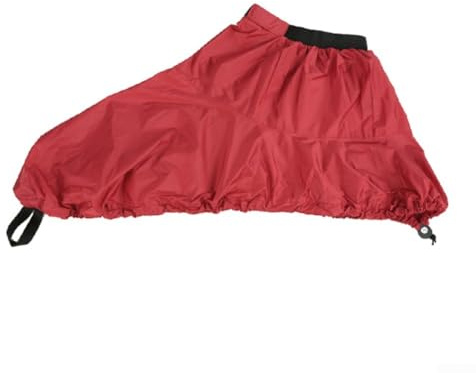 ZAMETTER per KAYAK gonna impermeabile per canoa, 1 pezzo per copertura della cabina di guida KAYAK (S rosso)