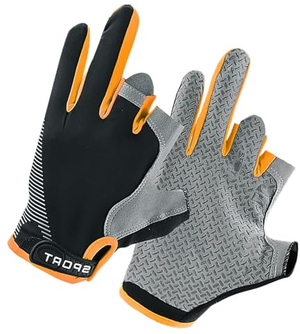ETUCYNG Guantes de ciclismo finos guantes de para hombres | Guantes de Guantes de entrenamiento antideslizantes de seda helada - Guantes de montar ajustables con protección UV para