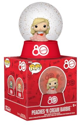 Funko Pop ! Boule à neige rétro Barbie Peaches 'n Cream