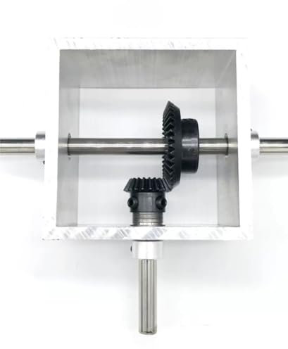 Getriebelenkung 90-Grad-Lenkgetriebe-Kommutator, 8-mm-Welle, 1:2-Getriebe, Wendegetriebe, 1 bis 2, handgekurbelter mechanischer Untersetzungsgetriebe Antriebsstrang