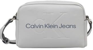 Calvin Klein SCULPTED CAMERA BAG18 MONO Borsa da donna, grigio, taglia unica, Mirage Gray, Tek Beden, casual, Mirage Grigio, Tek Beden, casual