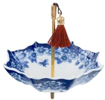 CVQJL Tea Infuser Strainer, Ceramic Umbrella Tea Infuser, Creative Unique Aesthetic Tea Infuser Chinese Porcelain Tea Strainer for Loose Tea Leaker, Decorative Kung Fu Tea Ceremony Accessory