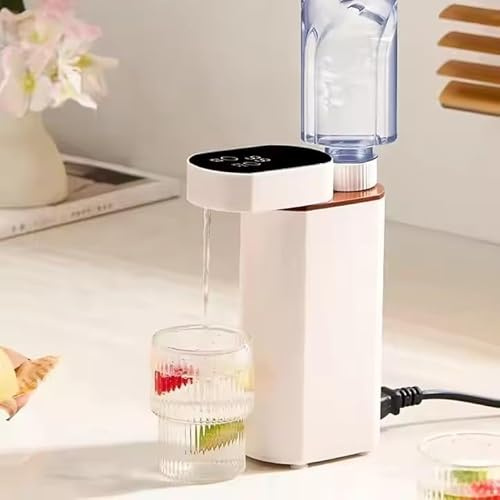 HBBursts Electric Kettles Portable, Small Portable Instant Hot Water Dispenser With Built-in Water Pump, 3s Quick Heating & Dispense, Adjustable 5 Temperatures