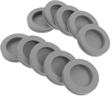 NUOBESTY 10pcs Air Conditioning Drain Plug Soft Rubber Hose Stopper for Air Conditioner Dryer Washing Machine Replacement