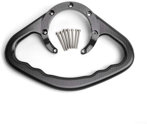 ZiStarlilife Mango de Seguridad para depósito de Motocicleta, Agarre de Pasajero para Honda CBR600 CBR1000RR CBR900RR CB600F VTR1000 Negro, Rojo y Azul (Negro)