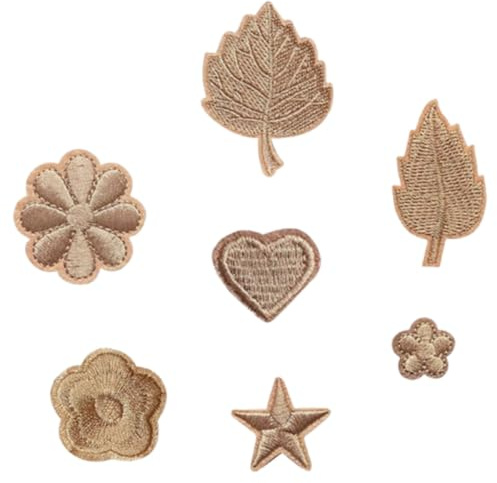 Wambere 1 x 7 Stoffflicken Selbstklebend,Stoff Reparatur Patches,Textil Aufkleber für Kleidung,Sticker Stoff,Dekorative Textil Flicken für Mäntel,Taschen,Zelte,Reparaturflicken für Daunenjacken,Khaki