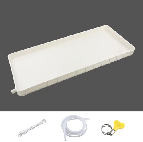 Bandeja de Goteo Universal para Aire Acondicionado - Bandeja de Goteo de Tipo Dividido, para la Mayoría de Las Unidades de Aire Acondicionado de Ventana(3-5P,500cm/196in)