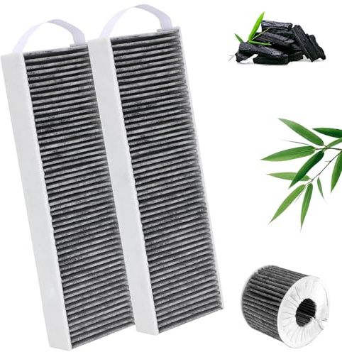 Azhien 2 filtri ai carboni attivi compatibili con Bora Pure – Filtro di ricambio per cappa aspirante, altamente elastico e antiodore – 425 x 130 x 50 mm
