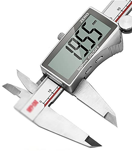 Calibradores Digitales Pantalla grande Vernier Calibrador Caliper Digital Industrial Pequeño para Herramienta de Medición(300mm)