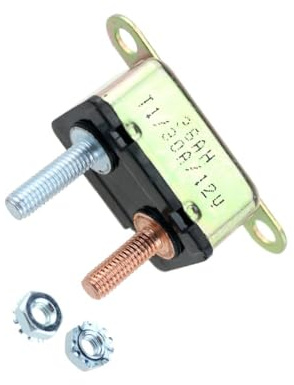 YIXANNX Fusible disjoncteur 30 A avec contre les courts-circuits pour systèmes automobiles et électriques, montage sur goujon, 12 V