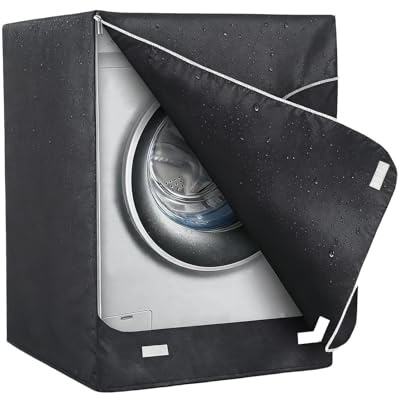Housse de machine à laver pour chargeur frontal - Protection contre la poussière et la poussière - Housse de protection solaire résistante aux UV pour une utilisation en extérieur et en intérieur