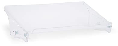 BakkerElkhuizen Q-doc 515 Dokumentenhalter, 7 verstellbare Höhen, Tragkraft bis 5kg, transparent