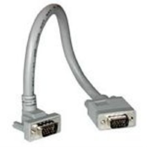 C2G 10M Premium HD15 SXGA VGA to VGA Monitor Cable with 90 Degree Connector. Male VGA to Male 90 degree VGA Computer Cable