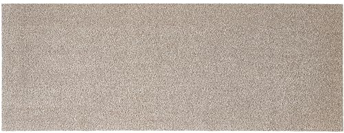 andiamo Fußmatte Samson – waschbare Baumwoll-Schmutzfangmatte - rutschfest, saugstark & hochwertig - Fußabtreter für den Eingang | 67 x 180 cm cm, Hellbeige