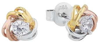 Amor Ohrstecker für Damen, Ohrschmuck, mit Zirkonia, Kommt in Schmuck Geschenk Box