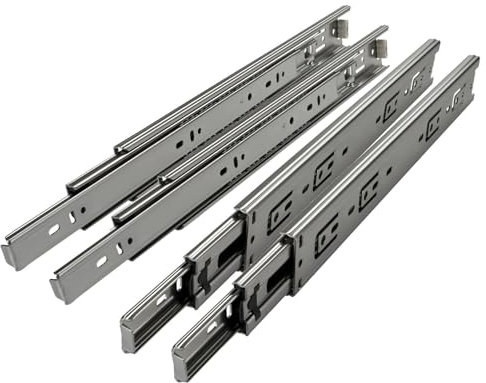 2 paia (4 PEZZI) SO-TECH® Guide a Estrazione Totale Guide per Cassetti 400 mm (inserite) a Sfera Capacità di Carico 45
