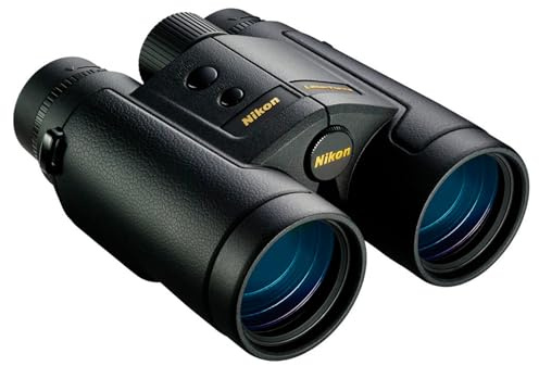 Nikon LaserForce 10x42 Rangefinder Binocular - 10-1900 Yard Range Waterproof Fogproof Precision Distance Measuring Hunting Binoculars - Fully Multicoated Lenses, Bright Display - Tripod Adaptable