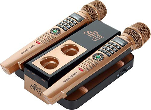 2020 Magic Sing E5+ 5145 Tagalog englische Lieder + WIFI Karaoke Zwei kabellose Mikrofone 12K Englisch + 1 Jahr Abonnement für Tagalog Hindi Spanisch Russisch Vietnamesisch Japanisch Koreanische Songs