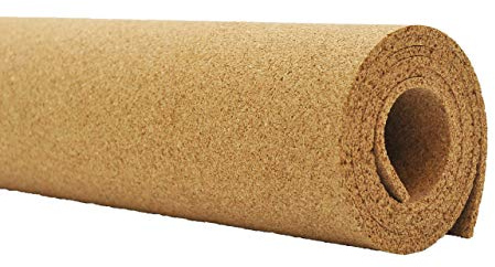 SPD UK High Density Cork Sheet/Roll for Model Railway Crafts Modeling Set Design - 915mm x 305mm - 2mm Thick
