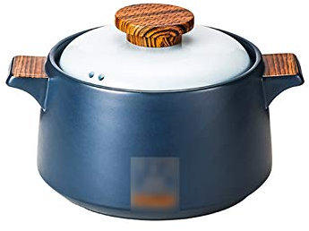 Ollas Soperas Casserole resistente al calor de estilo japonés Ronda de sopa de cerámica de cerámica Moderna luz de lujo de lujo olla de cocina adecuada para uso en el hogar Olla de sopa ( Size : D )