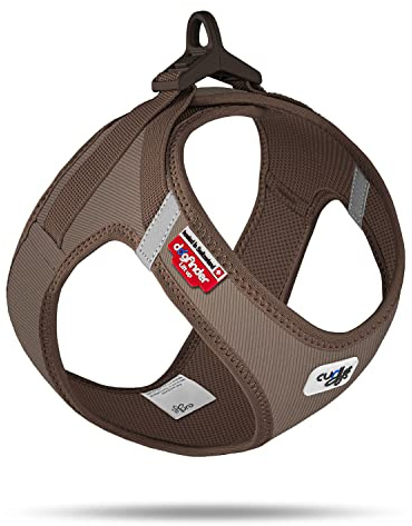 Vest Harness curli Clasp Cord Brown L