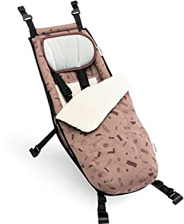 Croozer, Babysitz Winter-Setred Patterned, Nanna Bag Kit Für Trailer, Rot, Unisex-Adult
