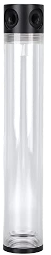 Annadue Water Cooling Reservoir, 300mm/11.8in PC Computer Liquid Water Cooling Tank, G1/4 Head, Open Design Up and Down