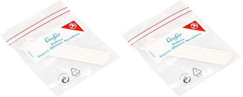 Läufer 12426 Ersatzradierer für Radierstift, 5 Radiergummi im Beutel, Durchmesser 4 mm, Länge 100 mm (Packung mit 2)