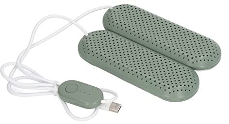 Sèche-chaussures USB Pour Usage Domestique - Fonction Désodorisante Et Minuterie - Idéal Pour les étudiants, les Dortoirs Et les Adultes(Vert)