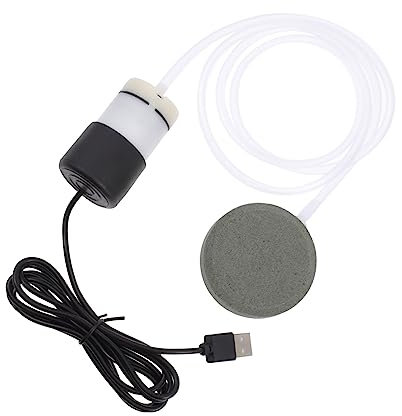DOITOOL 1satz Kompakte USB-Aquarium Sauerstoffpumpe Wiederaufladbare Leise Mini-pumpe Für Fischbehälter Effektive Blasenerzeugung Tragbar Für Zuhause Und Outdoor Für Aquarien Und