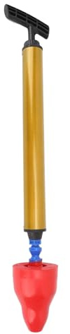 Toilet Plunger, 3Pcs Drain Clog Remover Tools, High Pressure Air Drain Blaster Gun, Heavy Duty Toilet Unclogger Plungers for Bathroom, Kitchen, Floor Drain, Sewer, Clogged Pipe