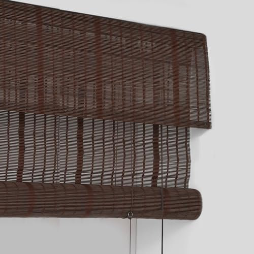 limiao123 Natürliche Bambus-Rollo Raffrollo,Sonnenschutz Sichtschutzrollo Innen außen Seitenzugrollo für Korridor Gazebo Gärten Terrassen Fenster Tür (170x250cm(67x98in))