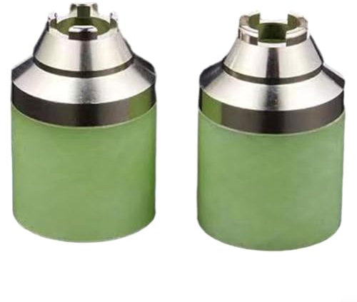P80 Plasmaschneider-Düsen-Schutzhülle, 2 Stück, Ersatzbecher, grün, FRP-Material