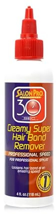 NIGINWIGOLOGY 30 Sec Creamy Hair Glue Remover 4 oz Quick Bond Removal Gentle on Scalp No Mess No Residue Ideal for Lace Wigs and Extensions (1)