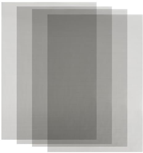 Griglia metallica a maglia fine in acciaio inox, 4 griglie metalliche in acciaio inox, 40 maglie metalliche, per zanzariere per topi, rete filtrante, griglia di ventilazione (210 x 300 mm)