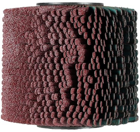 Original Einhell 120 x 100 mm Abrasive Strip Brush (Brush Sander Accessory for Einhell Cordless Brush Sander TP-BR 18/32 Li BL for Sanding, 120 mm in Diameter)