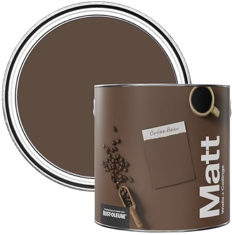 Rust-Oleum Matt Emulsion Wall Paint - Coffee Bean 2.5 litre