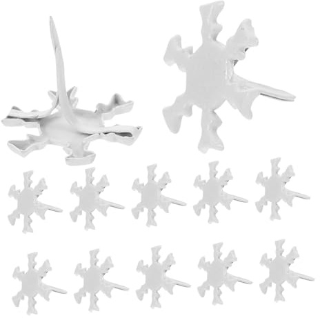 SEWACC 300 Pezzi Mini Brads Metalliche Forma di Fiocco di Fermacarte Decorativi Punte per Scrapbook e Progetti Creativi Fissaggi Affidabili per Artigianato Natalizio